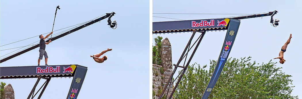 Red Bull cliff diving Malcesine 