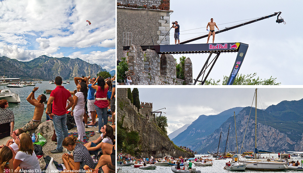 Red Bull cliff diving Malcesine