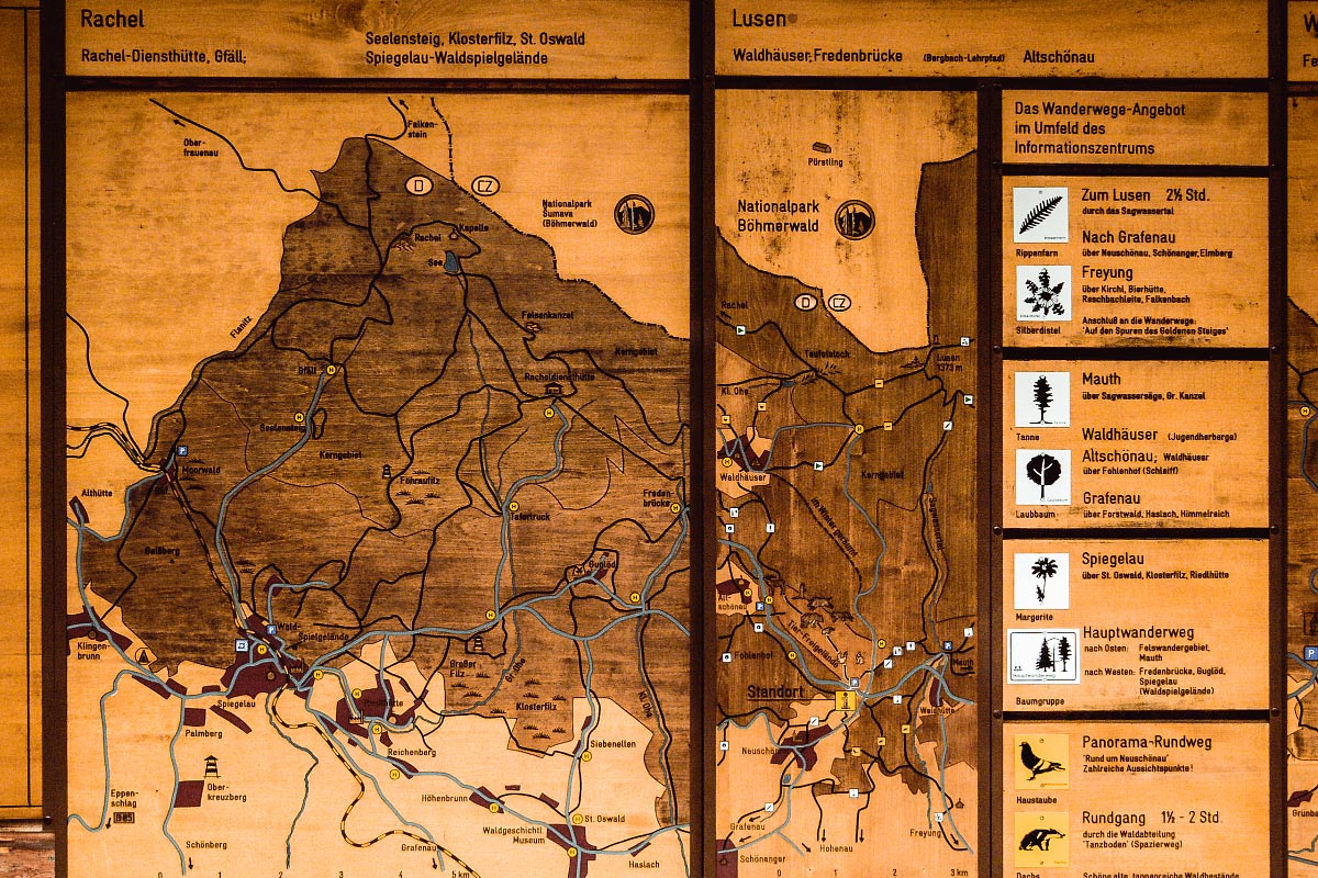 Bayerischer wald mappa