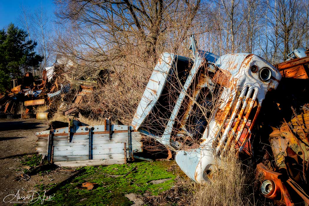 Discarica mezzi radioattivi Chernobyl