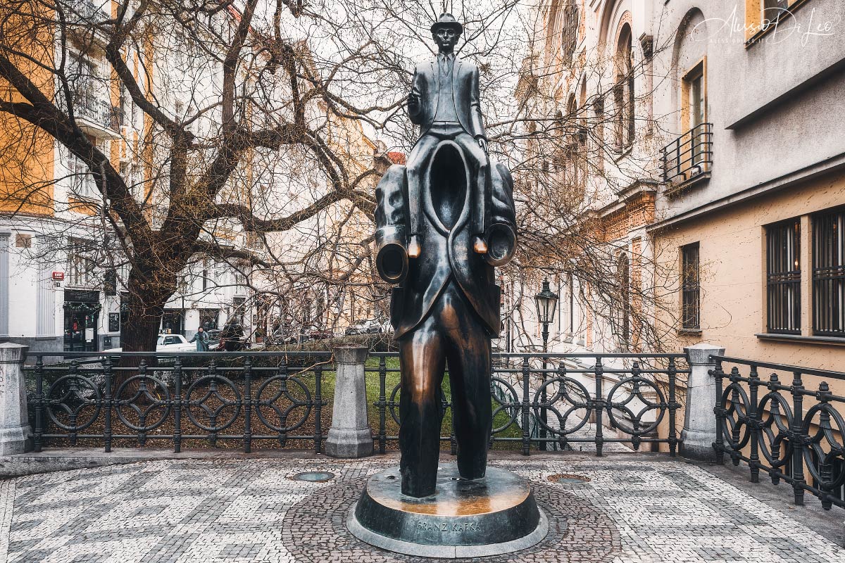 statua Franz Kafka